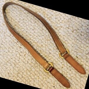 Authentic Louis Vuitton Vintage Vachetta Single Strap with d-rings and chapes